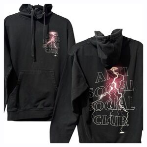 anti‎ social social club ASSC Unisex Save Your Tears Lightning Hoodie Medium